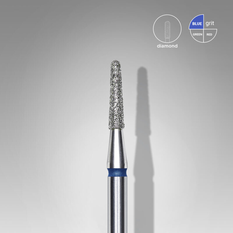 Dijamantski nastavak za električnu turpiju “igla”  plavi 1.8mm/8mm