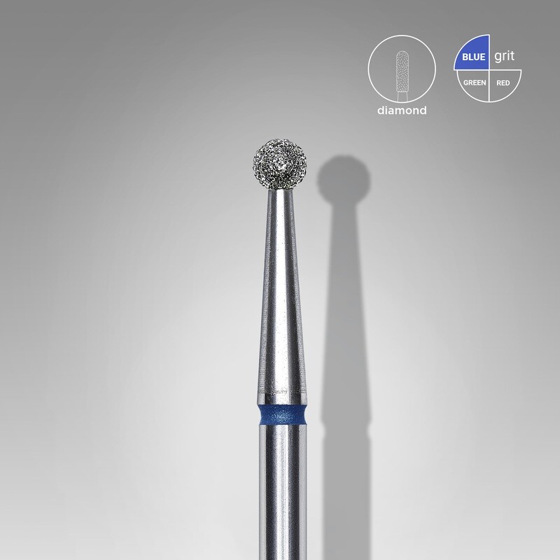 Dijamantski nastavak za električnu turpiju “loptica” plava 2.5mm