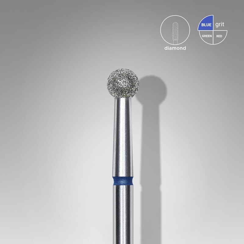 Dijamantski nastavak za električnu turpiju “loptica” plava 3.5mm