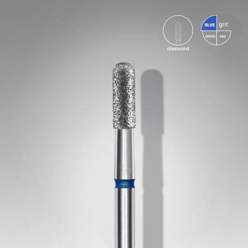 Dijamantski nastavak za električnu turpiju “zaobljeni cilindar” plavi 2,3mm/6,5mm