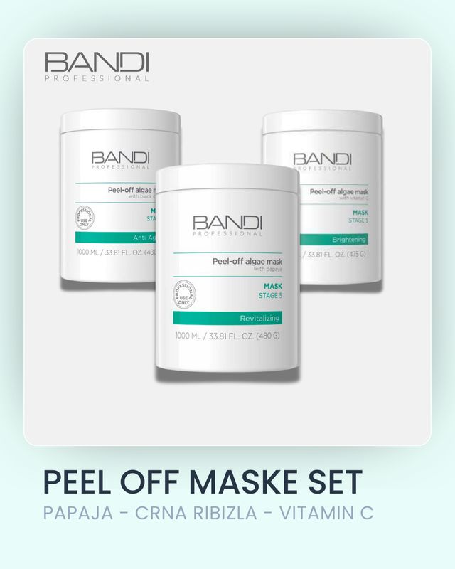 Bandi Professional PEEL OFF MASKE SET