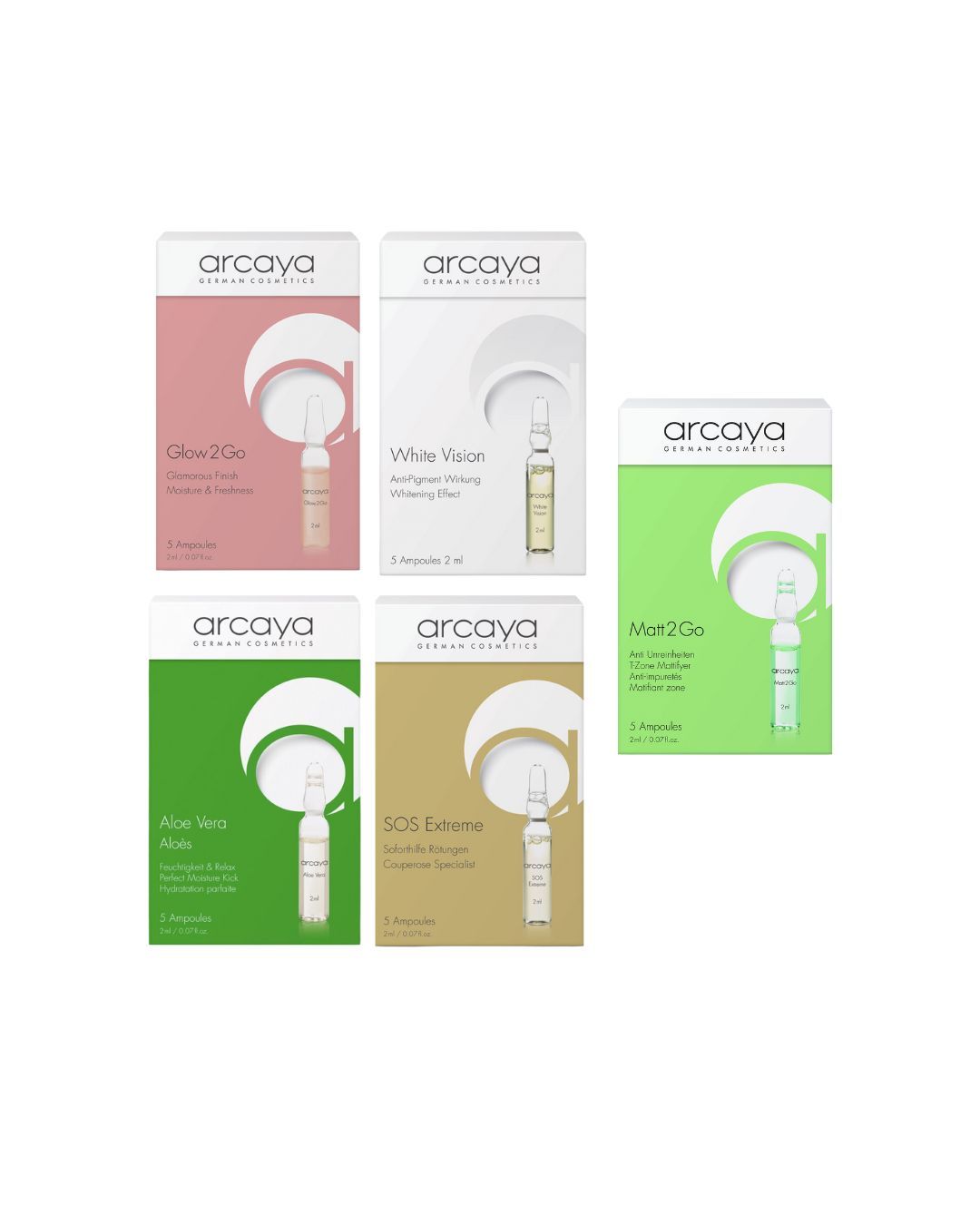 SET Sterilnih ampula za tretmane lica 25x5ml