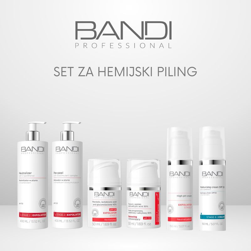 BANDI PROFESSIONAL SET ZA HEMIJSKI PILING