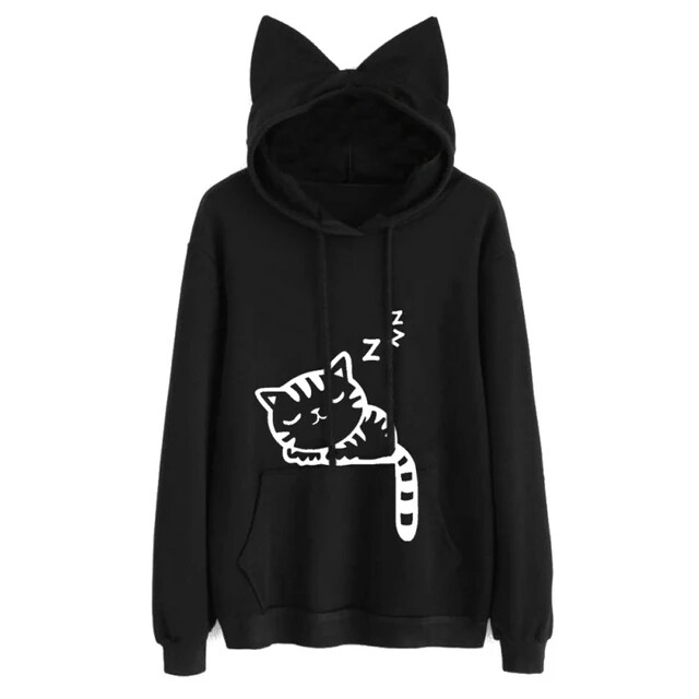 Women Hoodie with Cat Ears