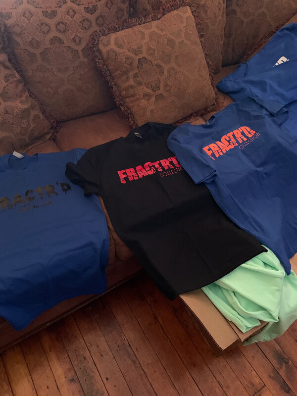 Single fractr’d Collection Logo T-shirt, 100% Cotton