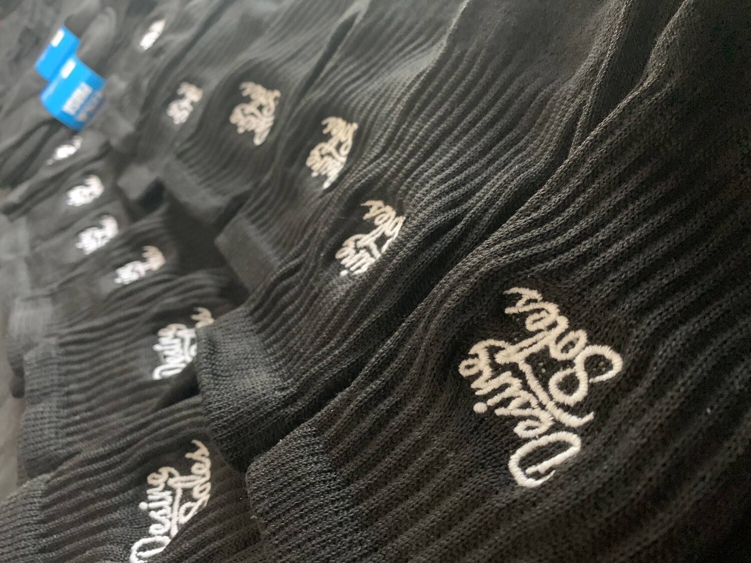 12 Custom Embroidered Socks