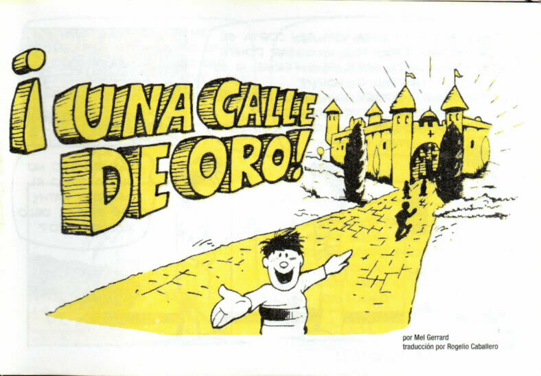 Una Calle de Oro - Spanish version of A Gold Street (quantities of 100)