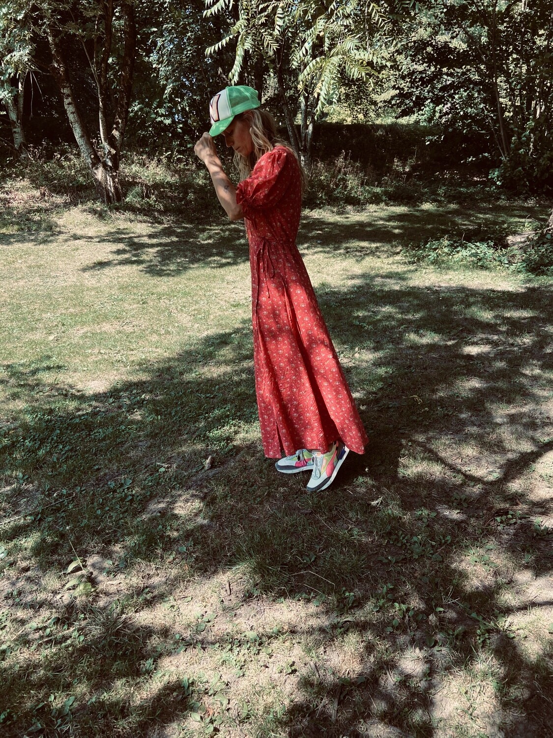 Wrap Dress Mina Millefleurs Red