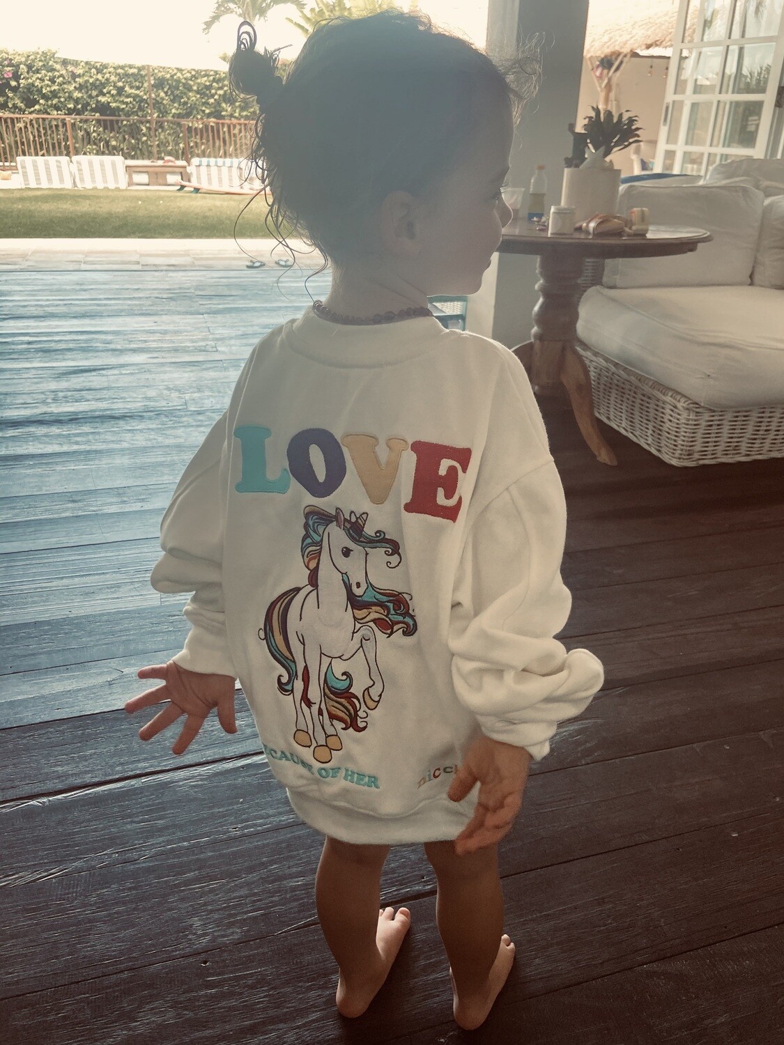 Because of Her Sweater Unicorn *Girl*