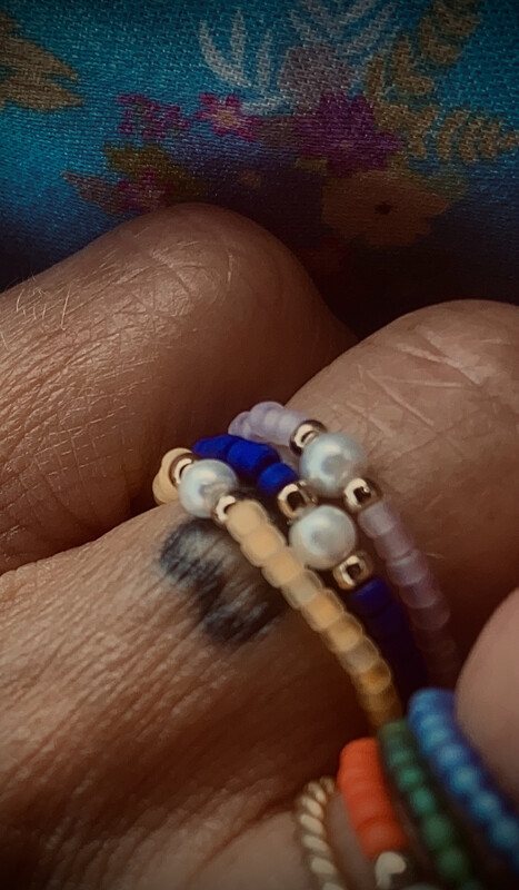3 Fingering Color Up Yourself orange/rose/Kobalt 