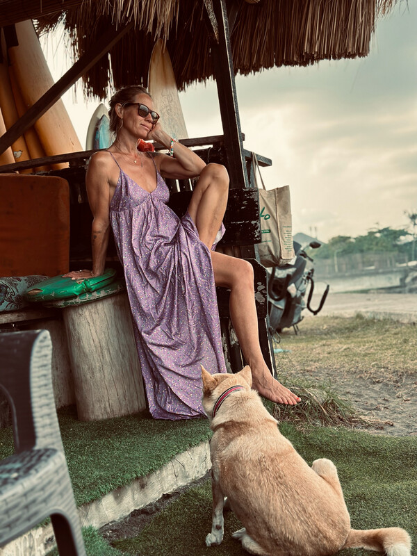 Nyoman Purple Satin