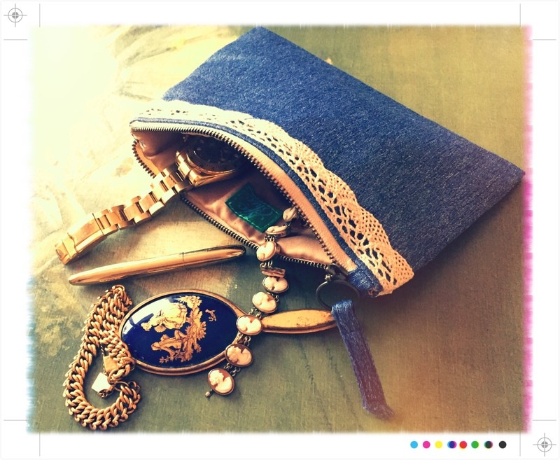 ❤️Satin-Jeans Bag Sea❤️