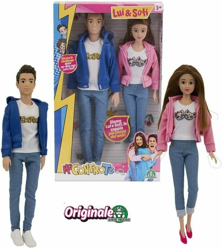 Me Contro Te Fashion Doll Coppia Bambole, 30 cm, MEC01000