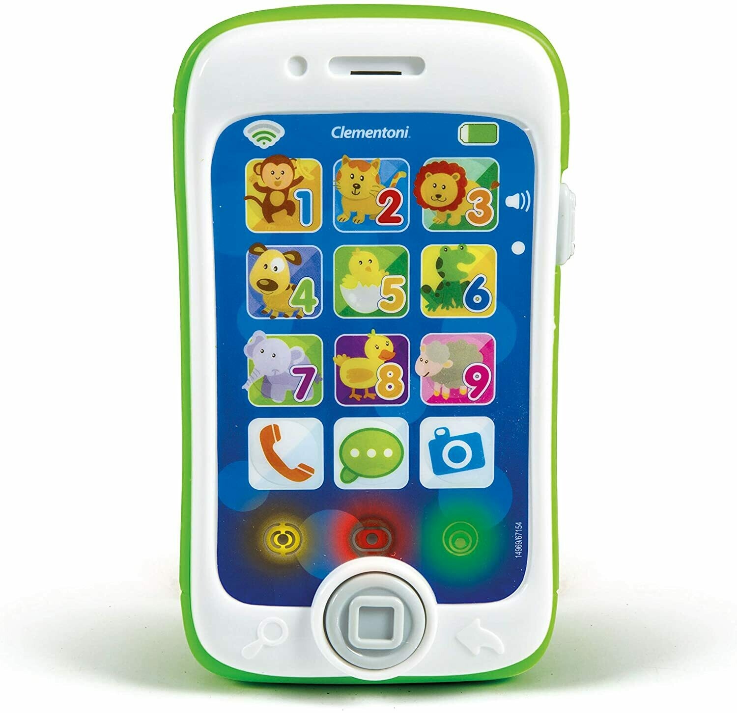 Clementoni- Smartphone Touch &amp; Play Giocattolo, Multicolore