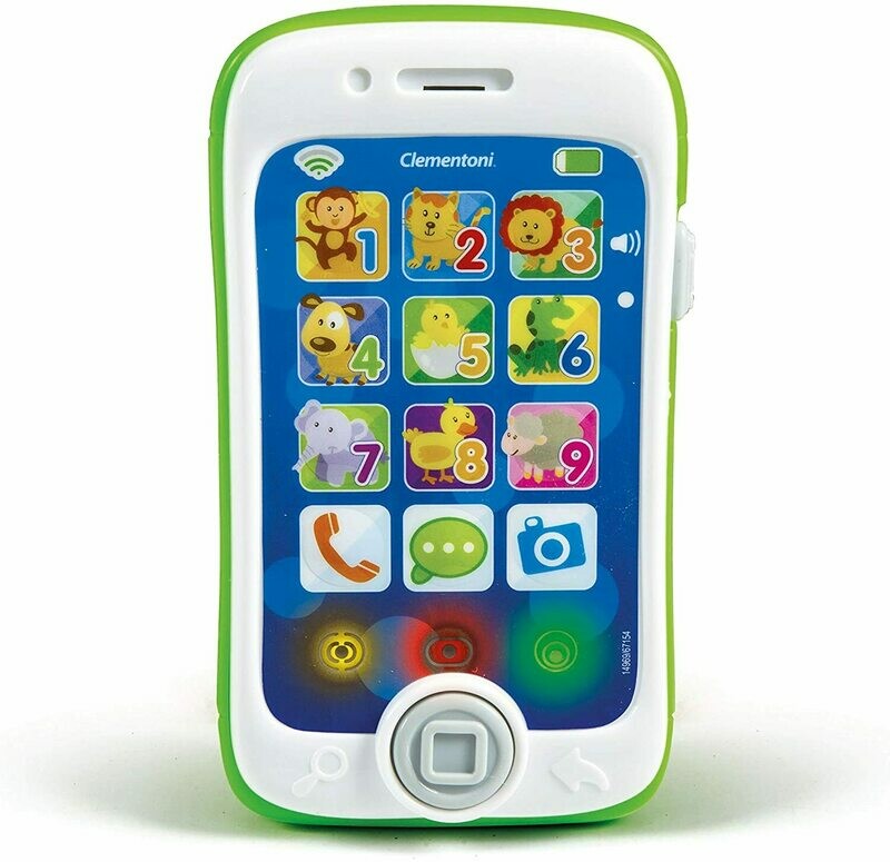 Clementoni- Smartphone Touch &amp; Play Giocattolo, Multicolore