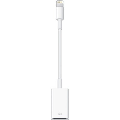 Koppelstuk Lightning (M) - USB-A (F)  voor Camera  (Apple Origineel)