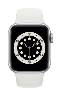 Apple Watch Series 6 GPS, 44mm Zilver Aluminium Case