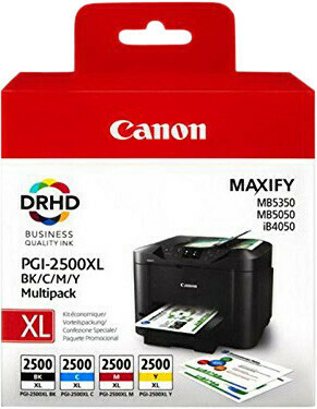 Inkt Canon PGI-2500XL Zwart, Cyaan, Magenta, Geel