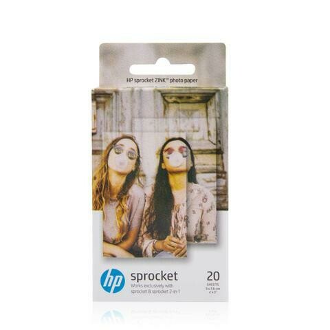 HP ZINK Sprocket Sticky-Backed Photo (20pg)