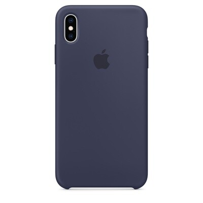 Apple iPhone XS Max Silicone Case Midnight Blue