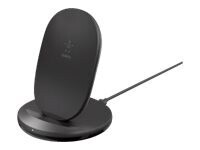 BOOST CHARGE Wireless Charging Stand 15W Power Supply Included Black