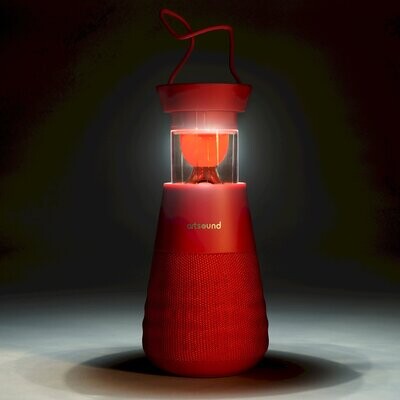 ArtSound Lighthouse BT speaker light rood