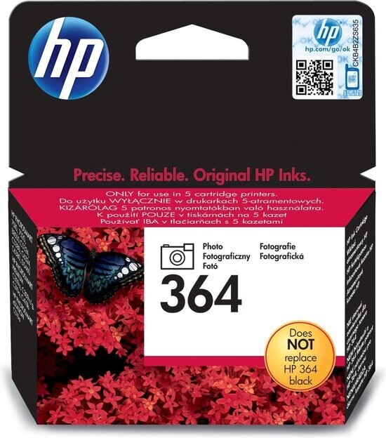 HP 364 Originele zwarte inktcartridge