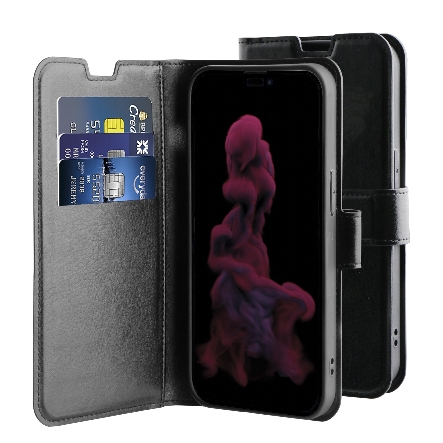 Hoes BeHello iPhone 14 Pro Gel Wallet Case ECO Black