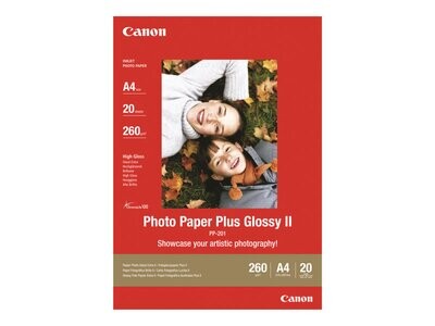 Foto Papier Canon Plus PP-201 Glossy II A4 20st