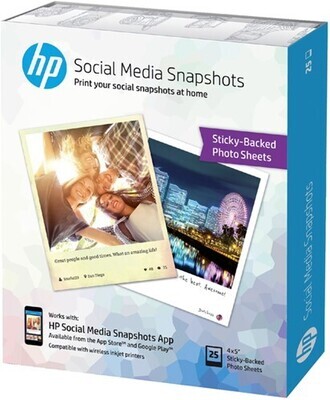 Fotopapier HP Social Media Snapshots 25s 10x13cm
