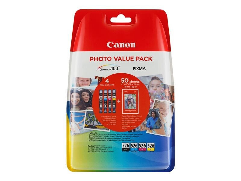 Inkt Canon CLI526 Value Pack Blister