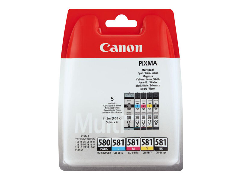 Inkt Canon PGI 580/CLI581 Color Pack Blister