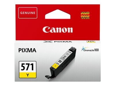 Inkt Canon CLI571 Geel XL