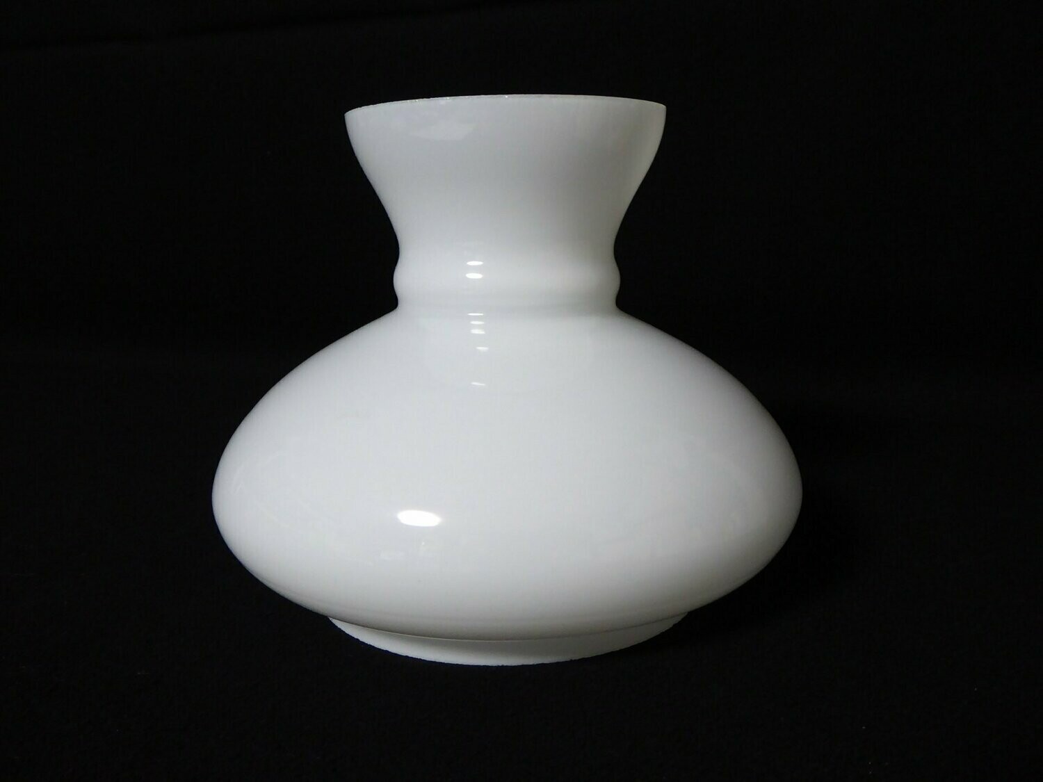 Weißer Milchglas Petroleumlampenschirm Ersatzglas Lampe Vestaschirm  Lampenschirm Glas Ø 110 mm