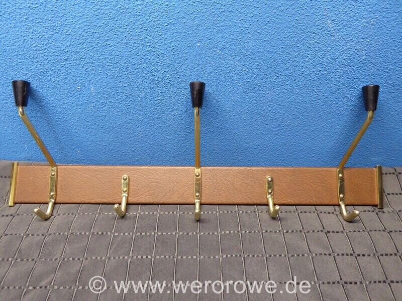 Alte Eisen Garderobe Kleiderhaken Hakenleiste Wandgarderobe Flurgarderobe