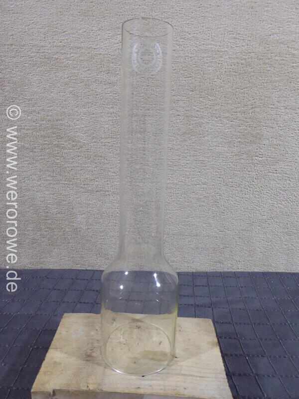 30''' Monstre Cylinder Flaschenzylinder Glaszylinder Ersatzglas alt antik Petroleumlampe