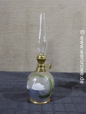 Kleine Jugendstil Klöpfel & Sohn Erfurt Petroleumlampe Öllampe Nachtlampe Funzel