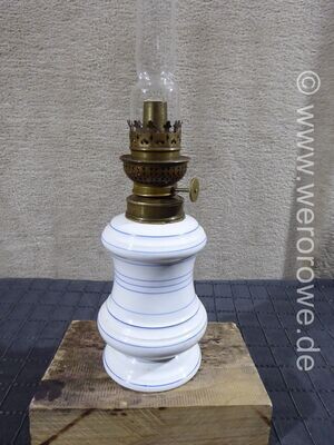 Alte Petroleum Tischlampe Petroleumlampe Kosmosbrenner 10'''