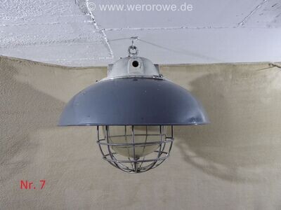 Industrielampe Werkstattlampe Fabriklampe Siemens & Schuckert Hallenlampe