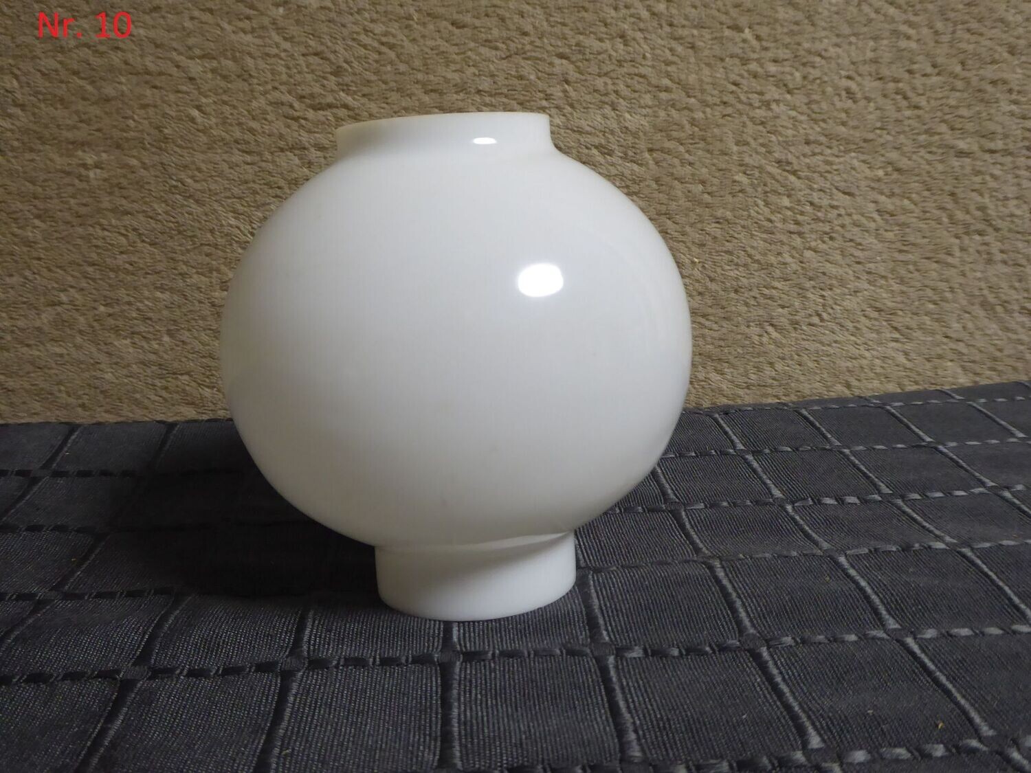 Glaskugel Milchglas Petroleum Glühlicht Gasglühlicht Gaslampe