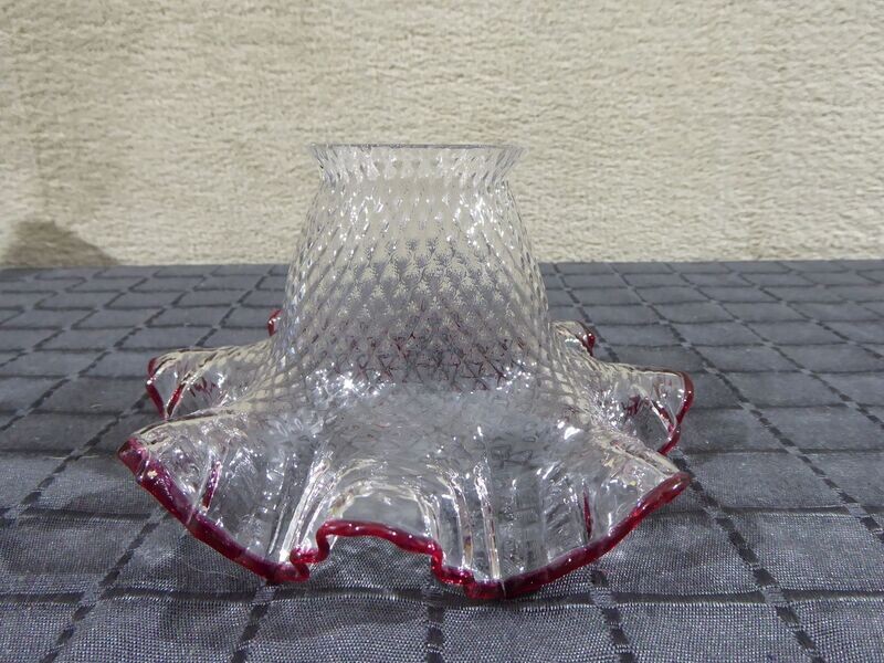 Ersatzglas Lampenschirm Tulpe Wabenmuster Tulpenglas