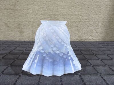 Tulpenglas Lampenschirm Wellenlinien Glasschirm Tulpe