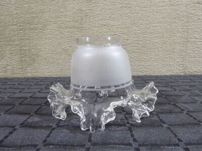 Glas Lampenschirm Tulpe Transparent Satiniert Tulpenglas