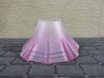 Ersatzglas Lampenschirm Lampenglas Tulpe rot satiniert