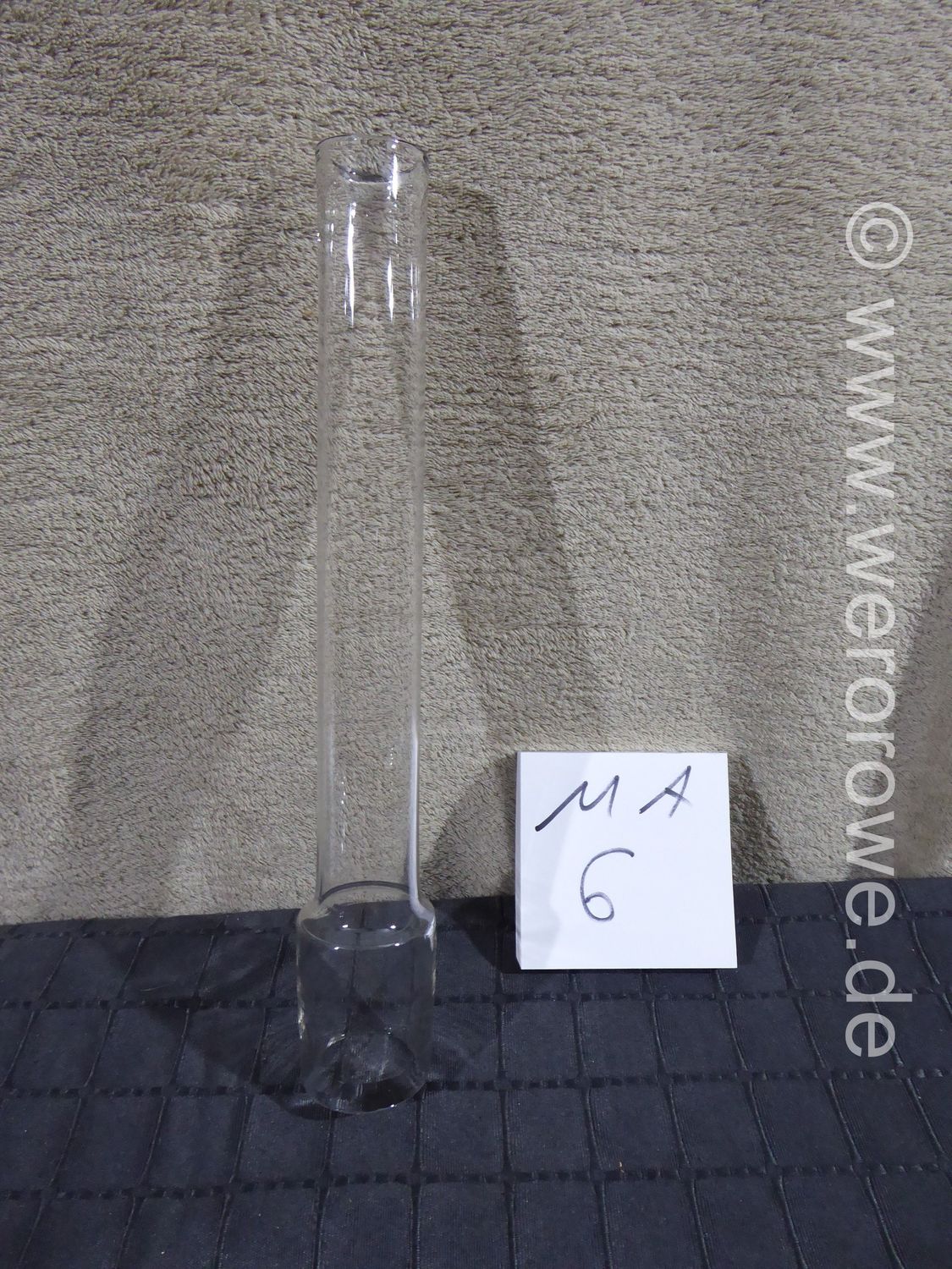 Moderateur Argand Moderator Öllampe Glas Ø 47 x H 310 mm Petroleumlampe Glaszylinder Kosmoszylinder