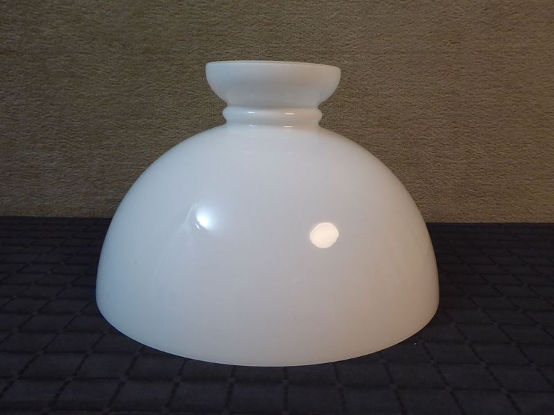 Rochesterschirm Rochester Schirm Glas Lampenschirm Weiß Ø 350 mm  Lampenglas
