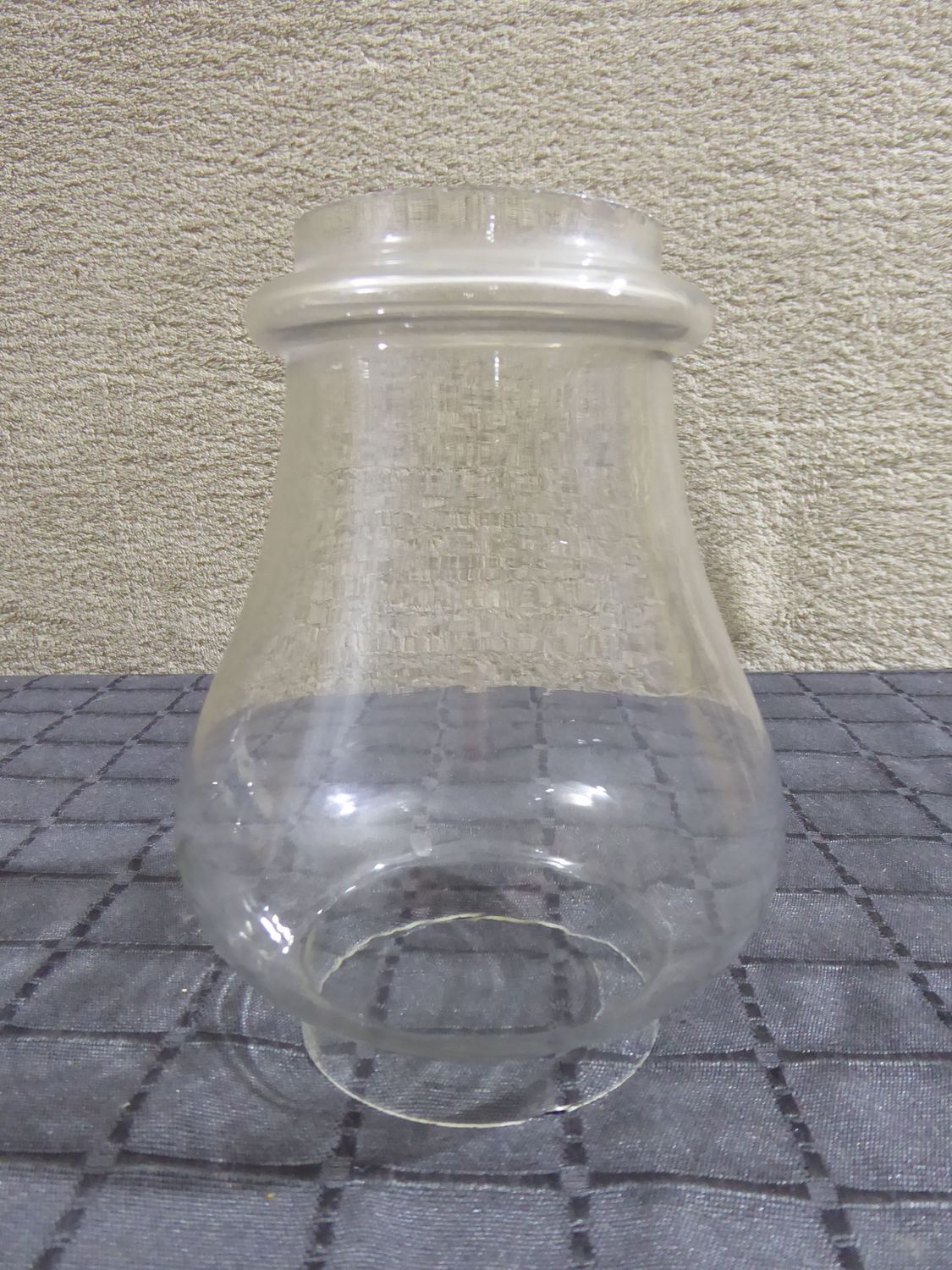 Glaszylinder Petroleumlampe 5''' linig Sturmlaterne Birnenglas Petroleum Laterne Alt Antik
