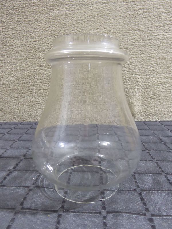 Glaszylinder Petroleumlampe 5''' linig Sturmlaterne Birnenglas Petroleum Laterne Alt Antik