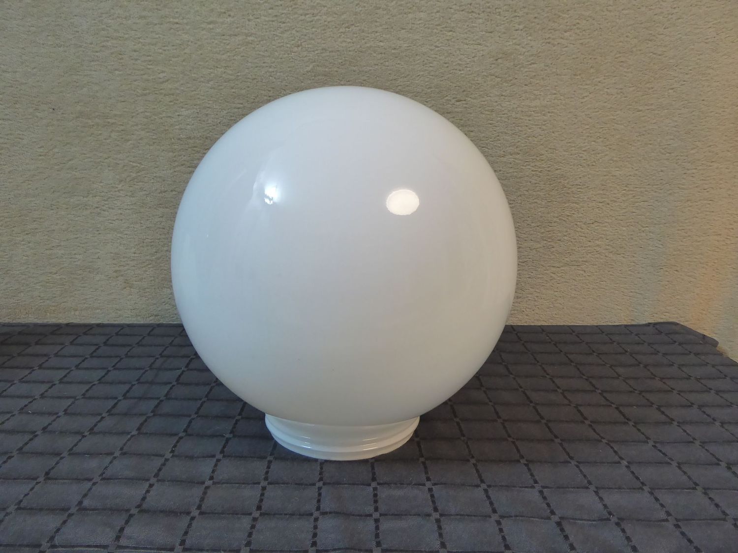 Ersatzglas Ø 250 mm Weiß Lampe Kugel Kugelschirm Lampenschirm Lampenglas Gewinde