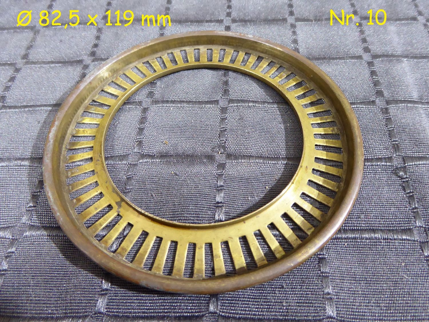 Kugelring für Petroleumlampe Kosmos Matador Wiener Duplex Brenner zum aufstecken Ø 82,5 x 119 mm